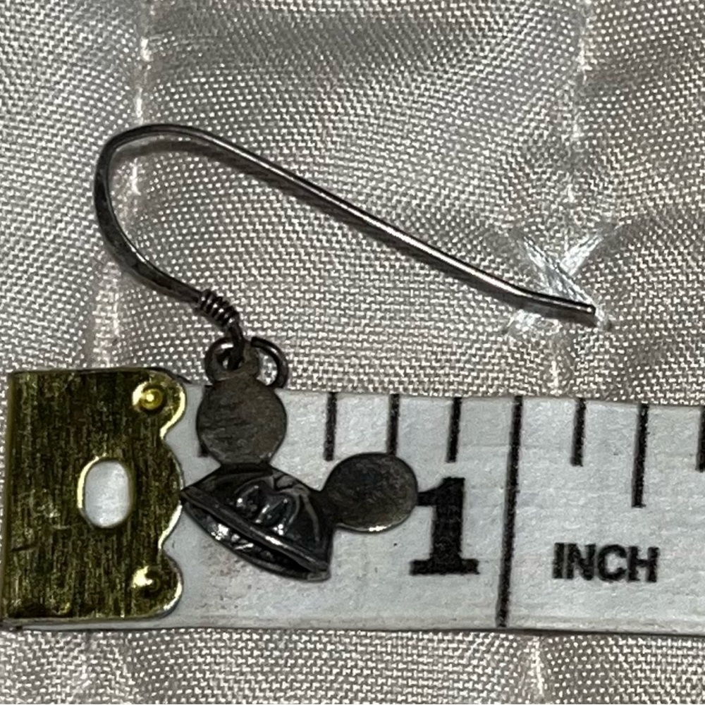 Silver 925 Mickey Mouse Earrings - Picture 5 of 7